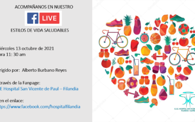 FACEBOOK LIVE – ESTILOS DE VIDA SALUDABLE